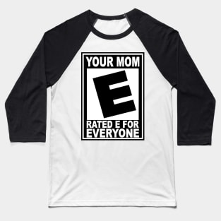 RATED M (Mature) Baseball T-Shirt